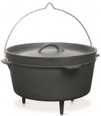 kociołek żeliwny barbecook z pokrywą